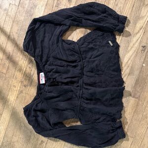 Limited Too Black Long Sleeve Top